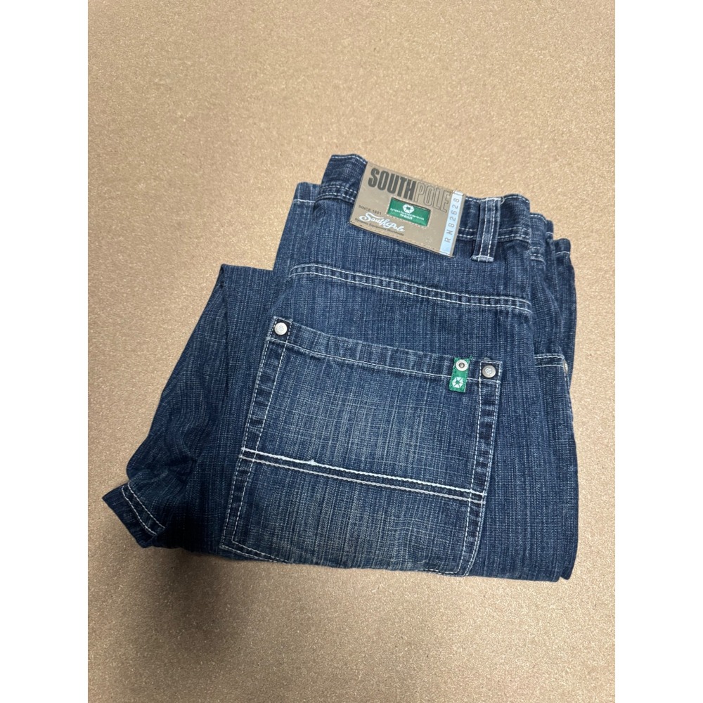 Y2k South Pole Mens‎ Jeans Dark Wash Classic Fit Size 30 Denim Pants